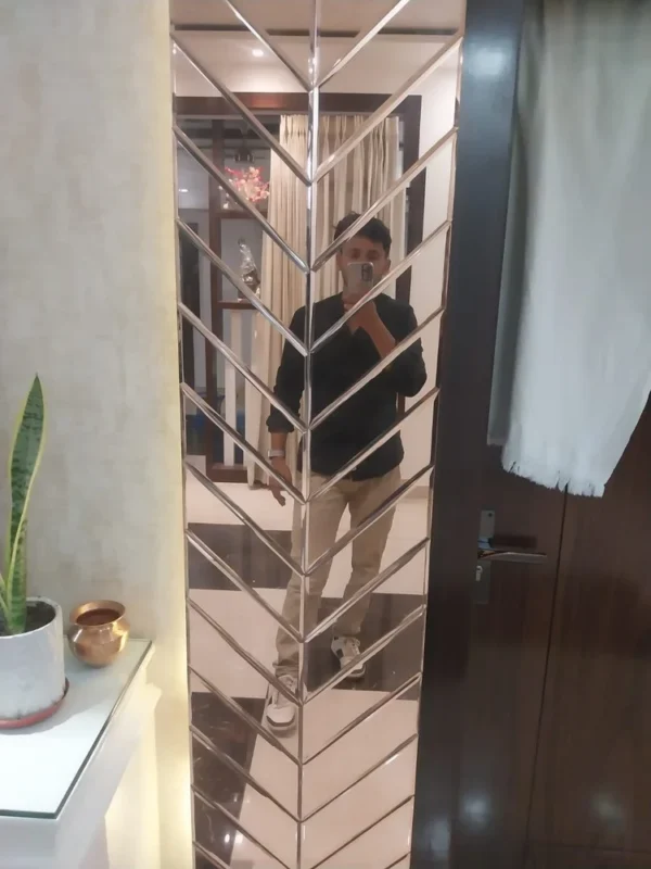 7mm Rose Gold Finish Window Glass
