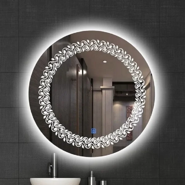 Rectangular White 5mm LED Glass Mirror, Anti fogging - Image 5