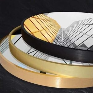 Aluminum frame mirror