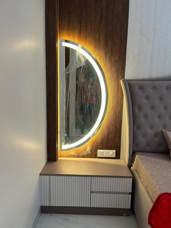Dressing table led mirror